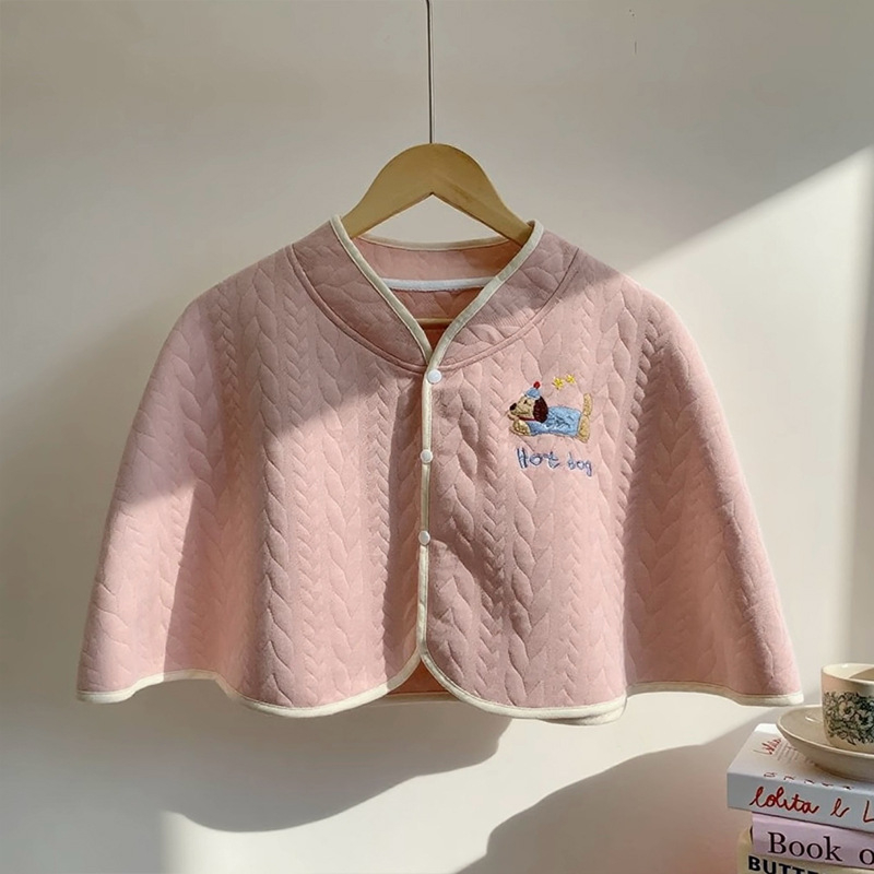 Motinystės apsiaudas žindymui, capės stiliaus, oro pluošto medžiaga, ilgos rankovės, 100% poliesteris, vidutinio svorio 161–180 g/m²