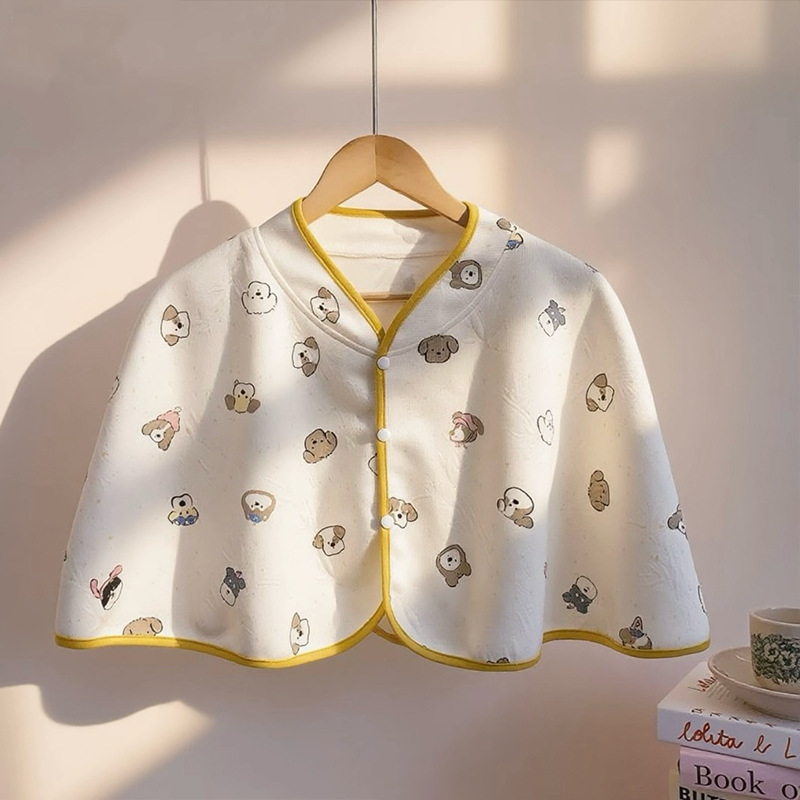 Motinystės apsiaudas žindymui, capės stiliaus, oro pluošto medžiaga, ilgos rankovės, 100% poliesteris, vidutinio svorio 161–180 g/m²