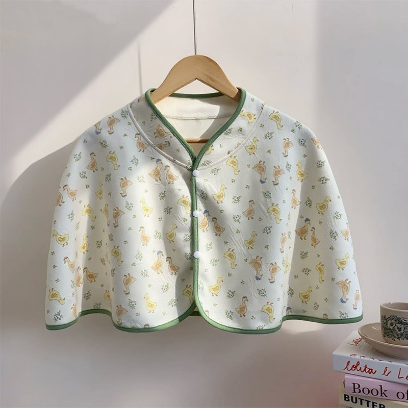 Motinystės apsiaudas žindymui, capės stiliaus, oro pluošto medžiaga, ilgos rankovės, 100% poliesteris, vidutinio svorio 161–180 g/m²