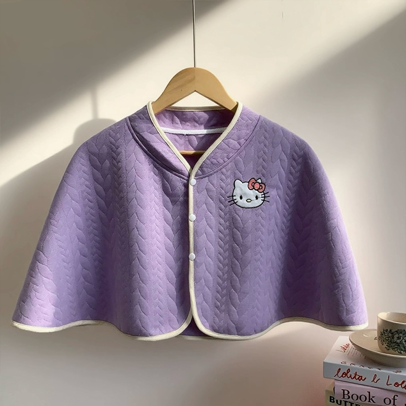 Motinystės apsiaudas žindymui, capės stiliaus, oro pluošto medžiaga, ilgos rankovės, 100% poliesteris, vidutinio svorio 161–180 g/m²