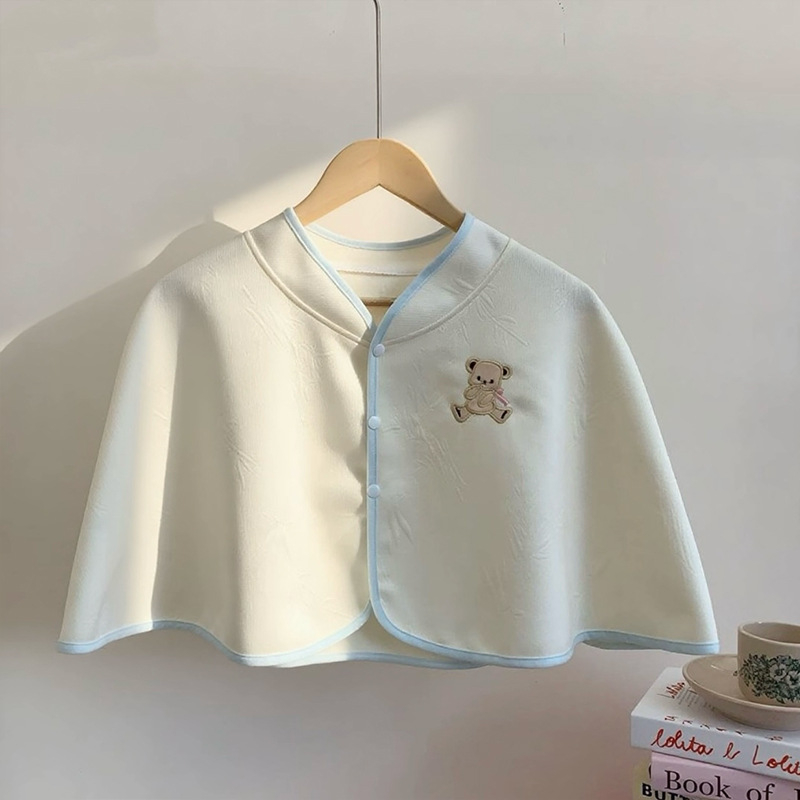 Motinystės apsiaudas žindymui, capės stiliaus, oro pluošto medžiaga, ilgos rankovės, 100% poliesteris, vidutinio svorio 161–180 g/m²