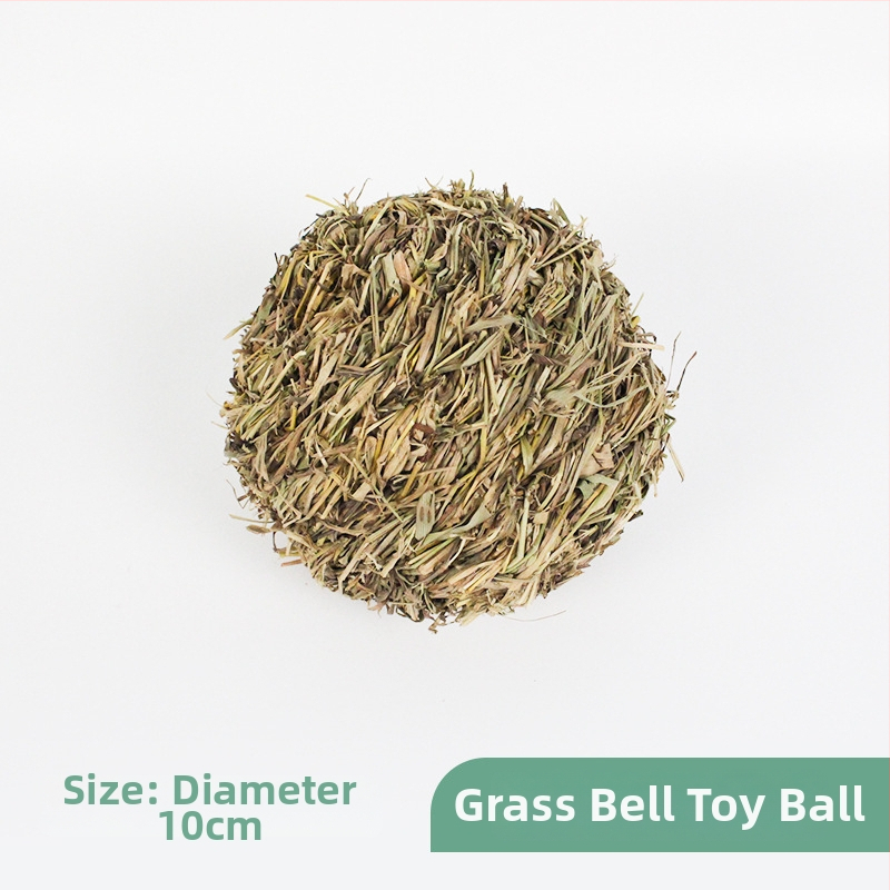 Žaislas mažiems naminiams gyvūnėliams: vandens žolės kamuoliukas — Bin Li, kramymui atsparus dantų žaislas