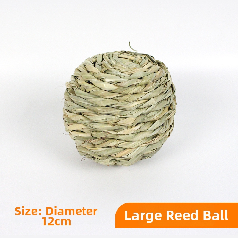 Žaislas mažiems naminiams gyvūnėliams: vandens žolės kamuoliukas — Bin Li, kramymui atsparus dantų žaislas