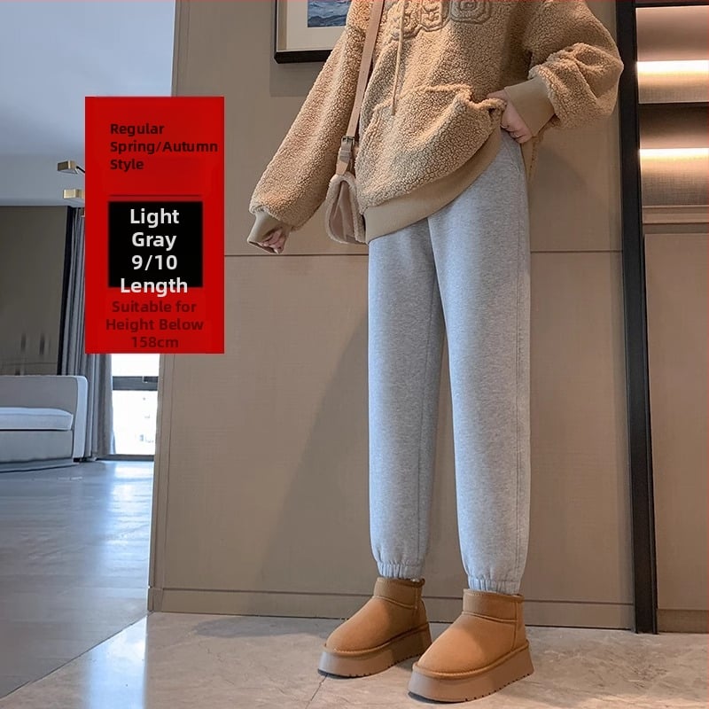 Moteriški flisiniai sportiniai kelnes žiemai, aukštas liemuo, storas audinys, medvilnės 70–80% ir poliesterio <30% mišinio