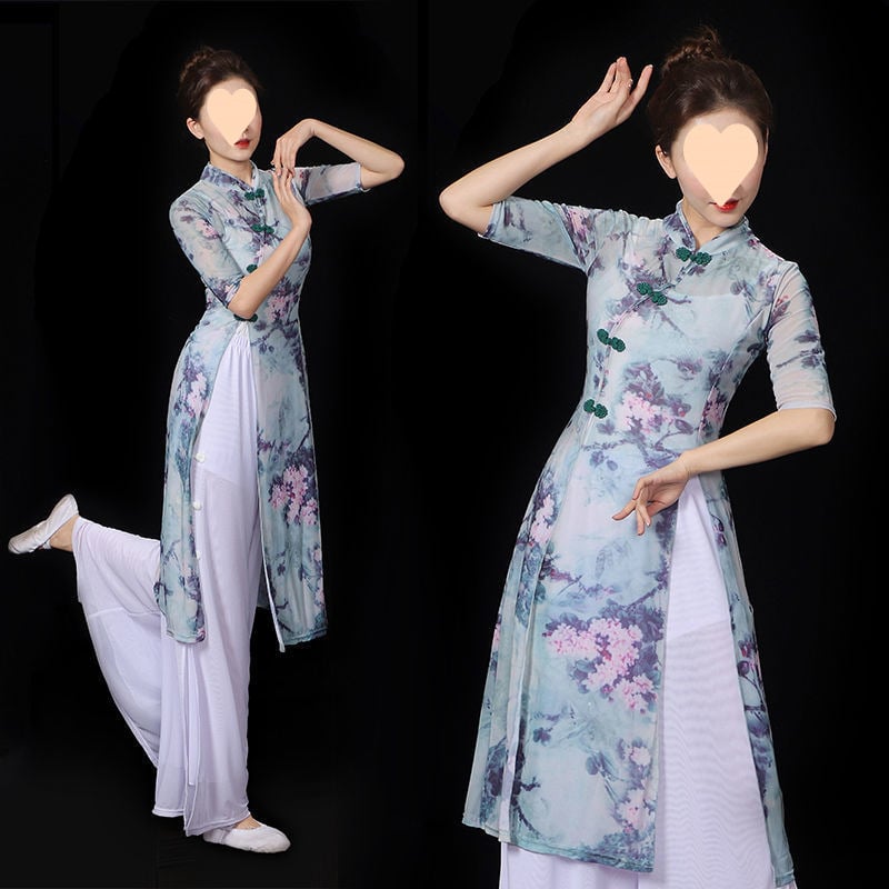 Scenos šokių kostiumas - modalinis audinys - Prekės ženklas: Norns girl - be apykaklės - 2025 m. rudens išleidimas