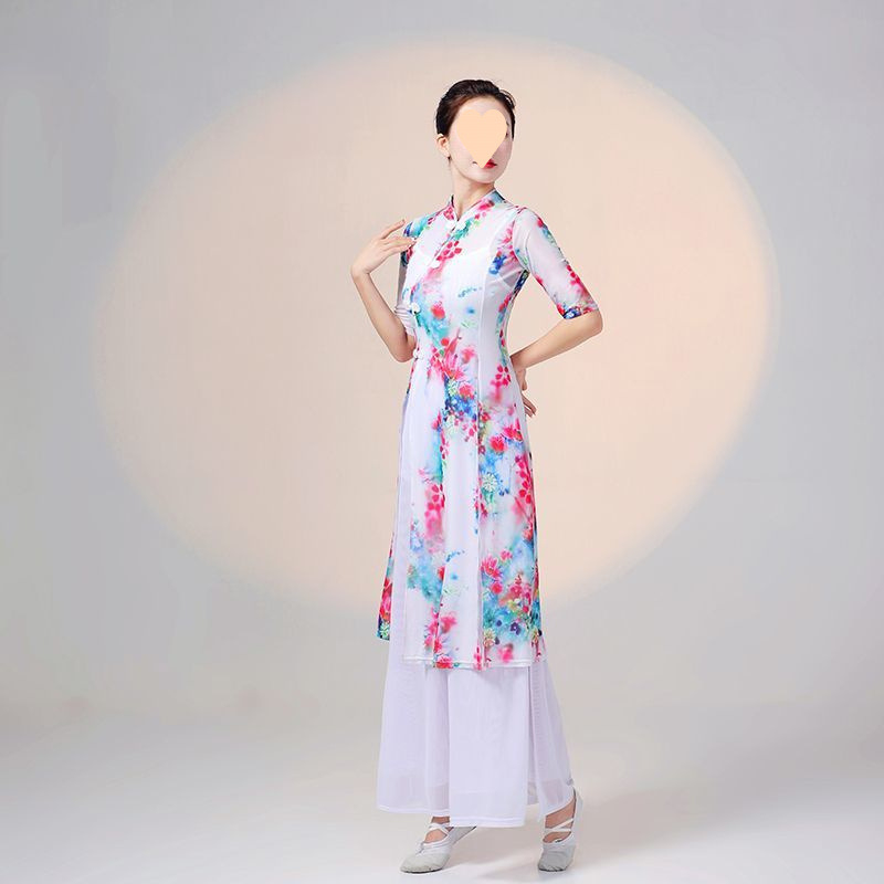 Scenos šokių kostiumas - modalinis audinys - Prekės ženklas: Norns girl - be apykaklės - 2025 m. rudens išleidimas