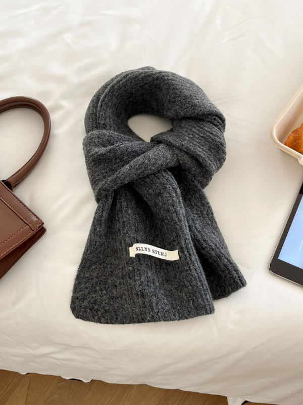 Megztas vilnos mišinio šalys moterims, švelnus ir šiltas, universali rudens-žiemos aksesuaras (Medžiaga: Spandex; Pagrindinės medžiagos dalis: mažiau nei 30%; Sezonas: 2025 ruduo; Žymė: su etikete)