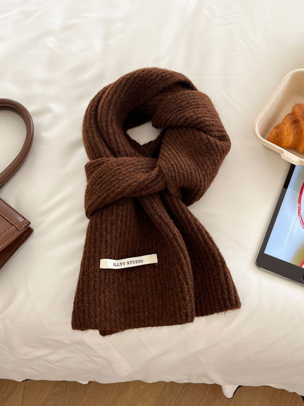 Megztas vilnos mišinio šalys moterims, švelnus ir šiltas, universali rudens-žiemos aksesuaras (Medžiaga: Spandex; Pagrindinės medžiagos dalis: mažiau nei 30%; Sezonas: 2025 ruduo; Žymė: su etikete)