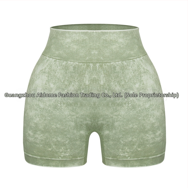 Sieviešu divdaļīgs jogas komplekts – īsās piedurknes tops un īsās bikses, pulovera stila, materiāls: neilons/ķīmisko šķiedru maisījums