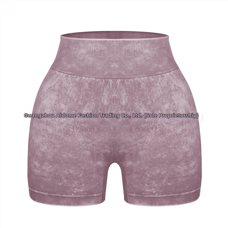 Sieviešu divdaļīgs jogas komplekts – īsās piedurknes tops un īsās bikses, pulovera stila, materiāls: neilons/ķīmisko šķiedru maisījums