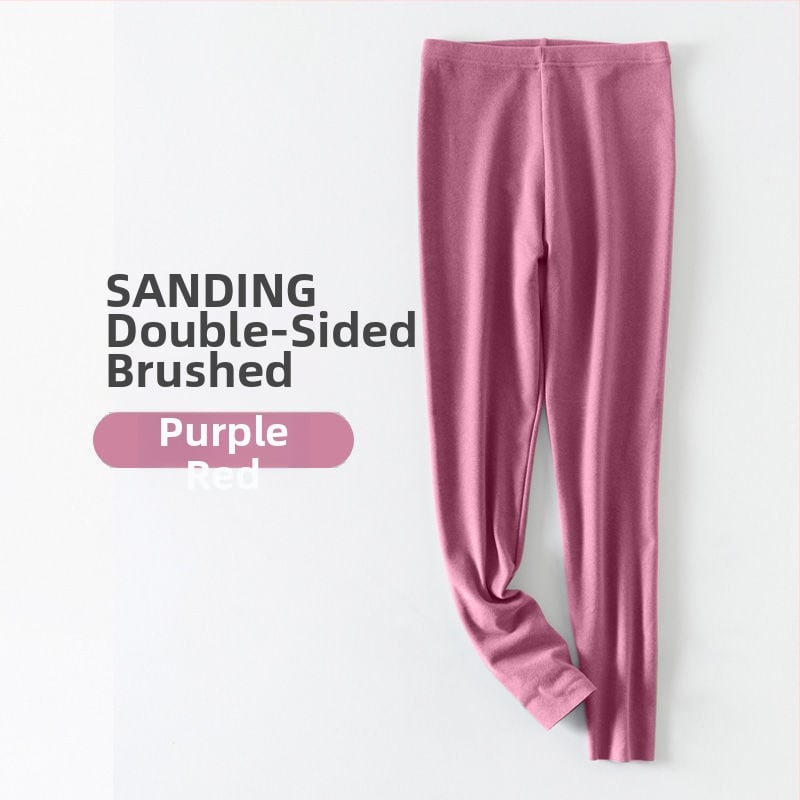 Unisex termo legingi, ar fleece iekšējo odere, trīs slāņu bezšuvēm, akrila šķiedra, īpaši bieza 501–600 g/m²