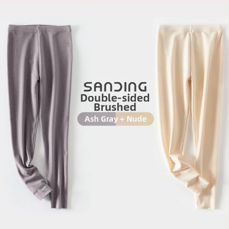 Unisex termo legingi, ar fleece iekšējo odere, trīs slāņu bezšuvēm, akrila šķiedra, īpaši bieza 501–600 g/m²