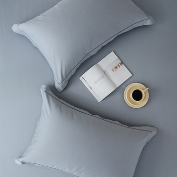 Luoyi set navlaka za jastuke – satinsko tkanje, Pima pamuk, reaktivno bojanje, moderan minimalistički stil