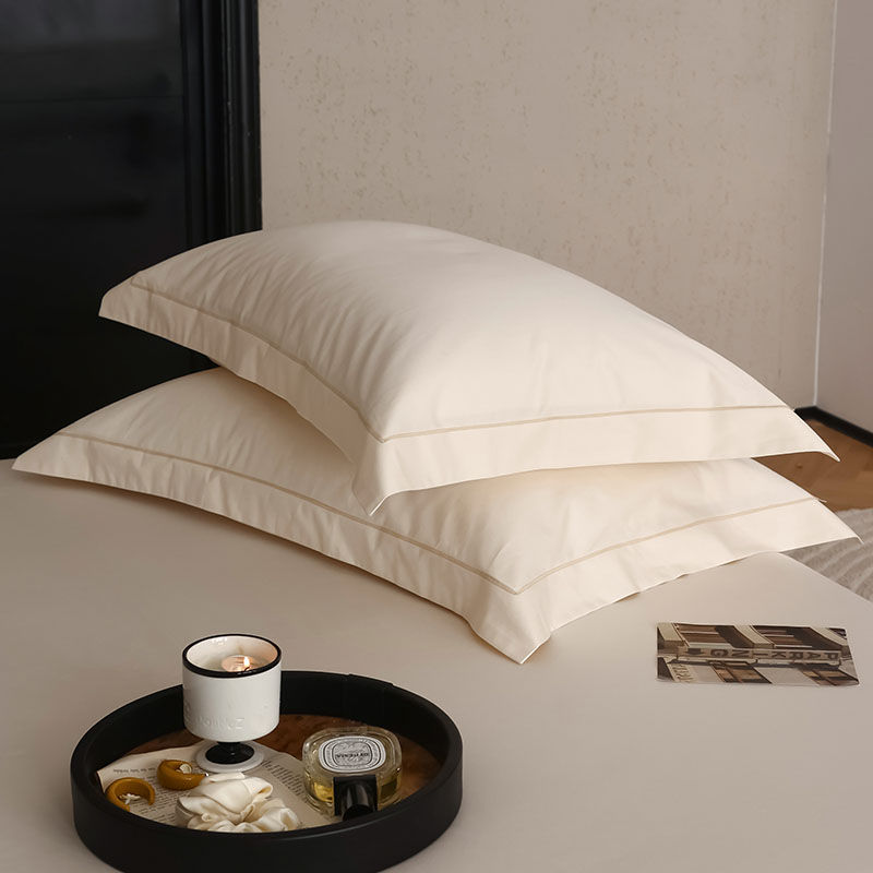 Luoyi set navlaka za jastuke – satinsko tkanje, Pima pamuk, reaktivno bojanje, moderan minimalistički stil