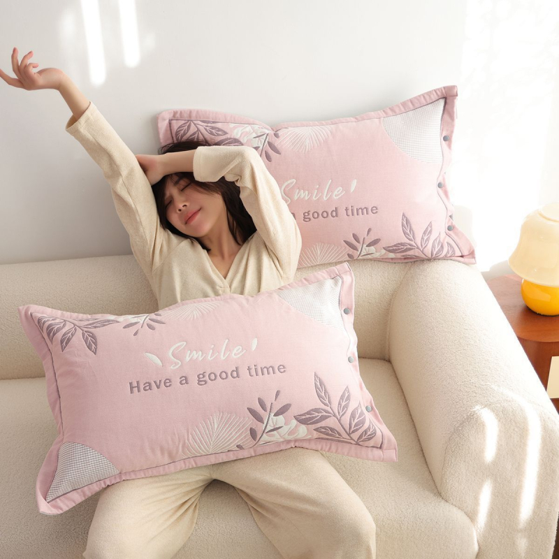 Jastučnica s kopčom na gumbe, jacquard tkanina od spandexa, 40 vlakana, nordijski stil