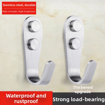 Pakaramais apģērbam, izturīgs nerūsējošā tērauda, vienkāršs āķis, modelis 1179, virsmas apdare ar vadu vilkšanu, piemērots vannas istabai