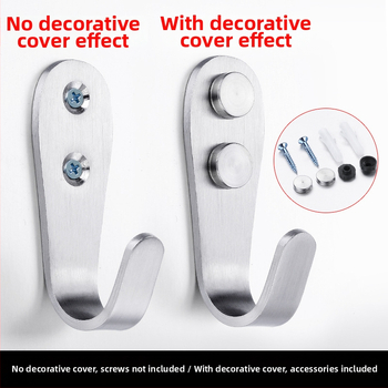 Pakaramais apģērbam, izturīgs nerūsējošā tērauda, vienkāršs āķis, modelis 1179, virsmas apdare ar vadu vilkšanu, piemērots vannas istabai