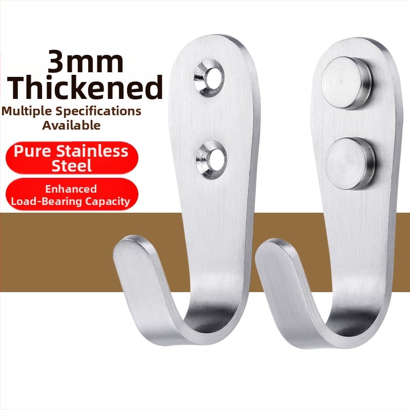 Pakaramais apģērbam, izturīgs nerūsējošā tērauda, vienkāršs āķis, modelis 1179, virsmas apdare ar vadu vilkšanu, piemērots vannas istabai