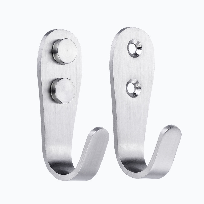 Pakaramais apģērbam, izturīgs nerūsējošā tērauda, vienkāršs āķis, modelis 1179, virsmas apdare ar vadu vilkšanu, piemērots vannas istabai