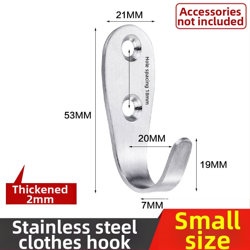 Pakaramais apģērbam, izturīgs nerūsējošā tērauda, vienkāršs āķis, modelis 1179, virsmas apdare ar vadu vilkšanu, piemērots vannas istabai