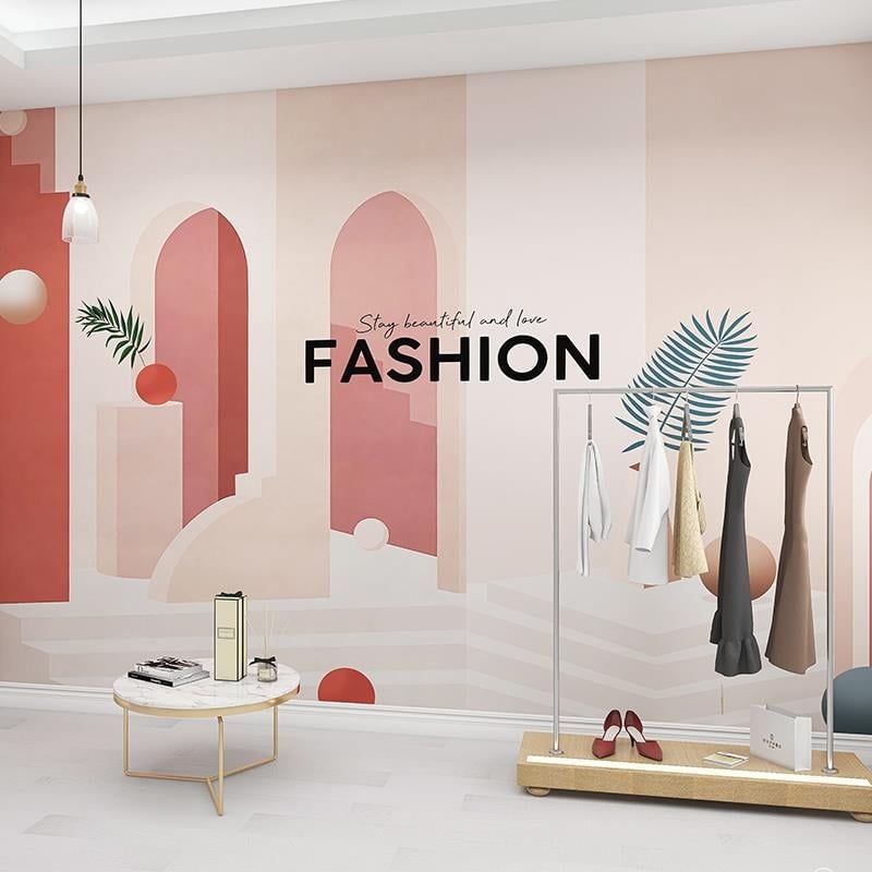 Sienas tapete ar ģeometrisku rakstu, daudzslāņaina, zīda materiāls, ūdensizturīgs, premium klases