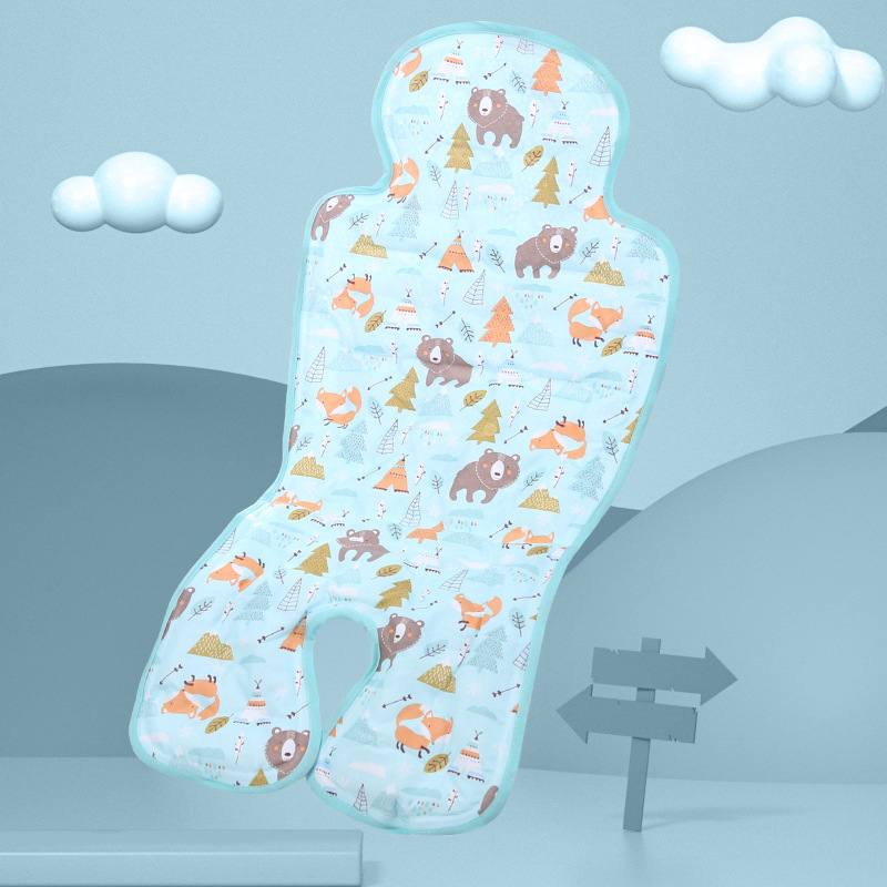 Belshu bērnu ratiņu sēdekļa spilventiņš, materiāls Blend, vecuma 0-5 gadi, vasaras lietošanai