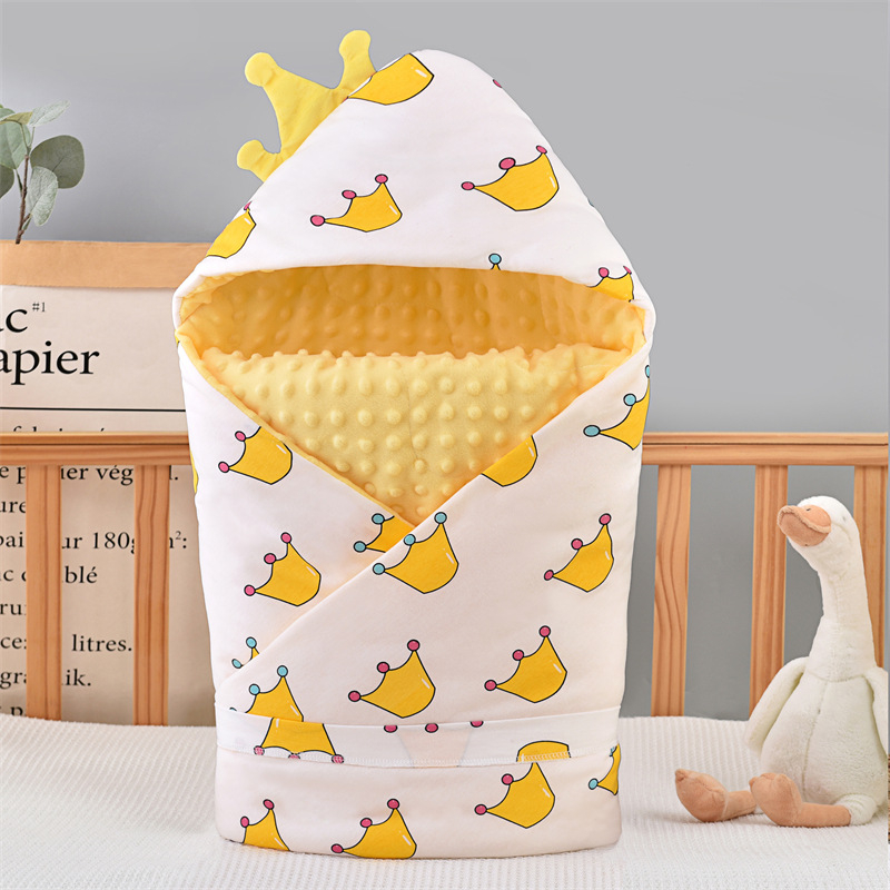 Deka za grljenje za novorođenče, od 100% pamuka, punjenje poliester-pamuk, uzorak životinja.