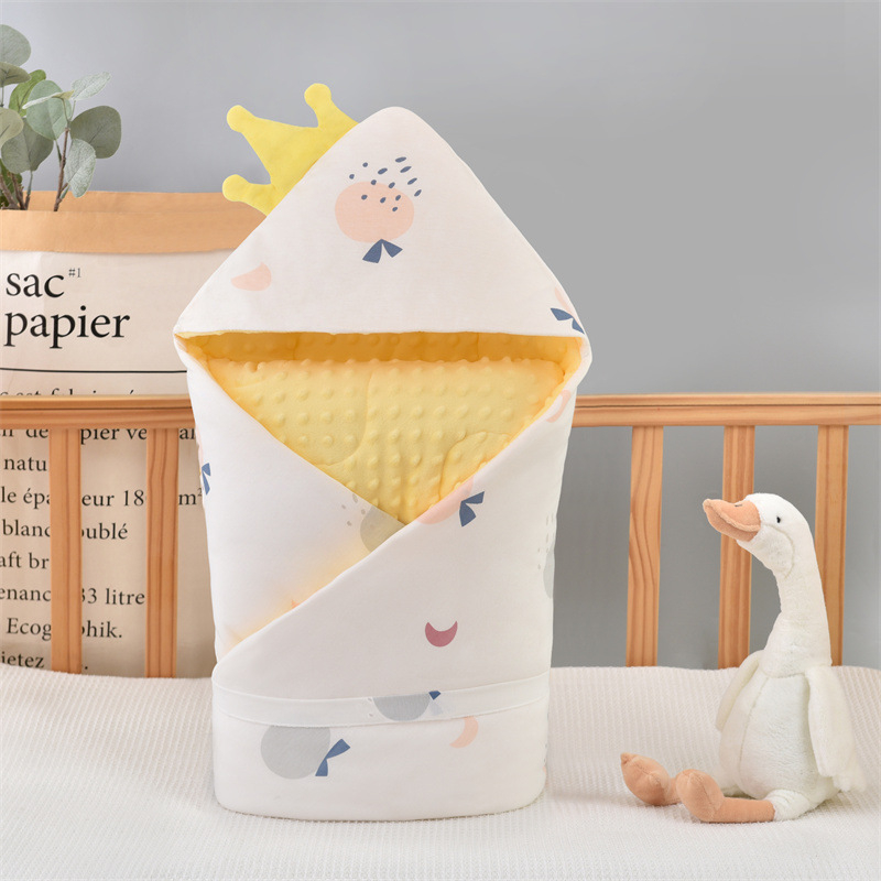 Deka za grljenje za novorođenče, od 100% pamuka, punjenje poliester-pamuk, uzorak životinja.