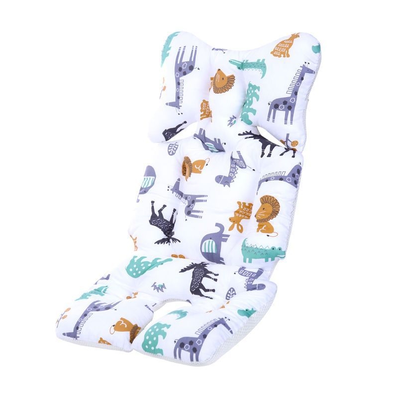 Jastuk za sjedalo kolica - pamuk, prilagodljiv, za djecu od 0-1 godina (Materijal: pamuk; Dob: 0-1 godina; Prilagodljivost: Da)