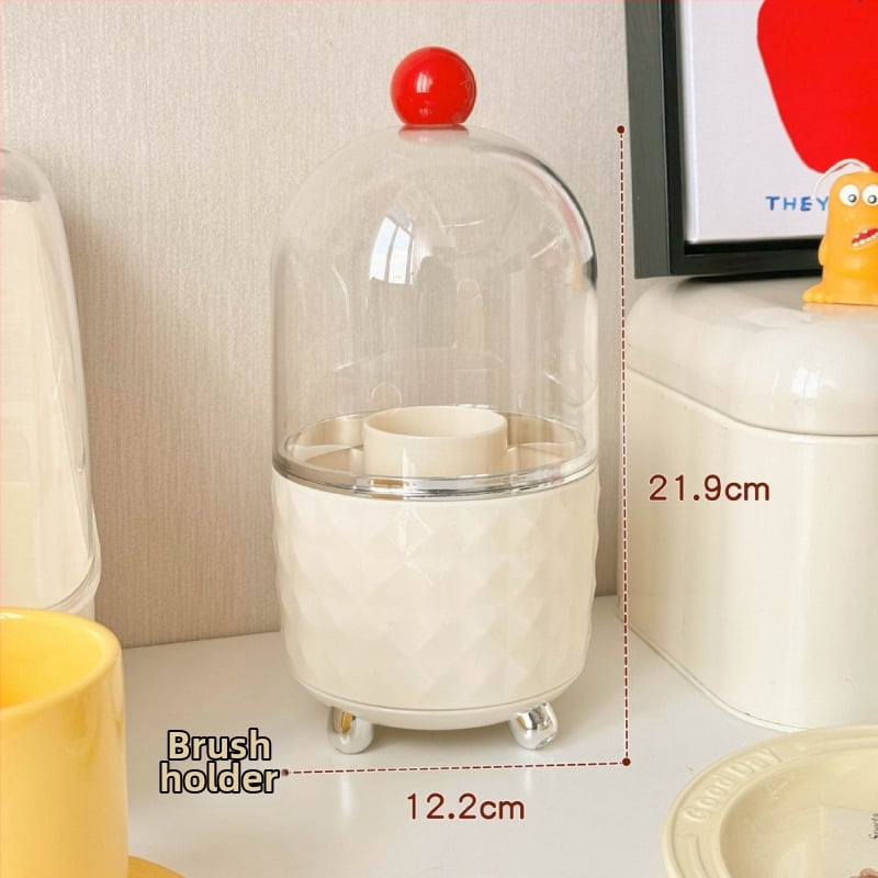 Beichuan Kosmētikas uzglabāšanas kastīte galda virsmai — atvilnes tips, saliekams, putekļu izturīgs, plastmasas korpuss, ar atveramu vāku