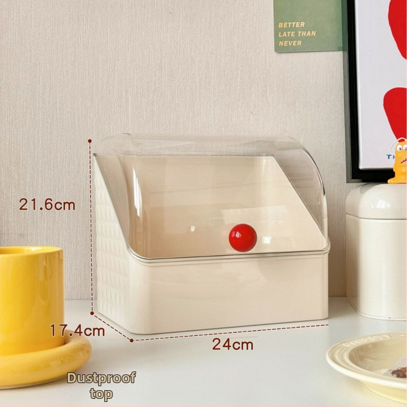 Beichuan Kosmētikas uzglabāšanas kastīte galda virsmai — atvilnes tips, saliekams, putekļu izturīgs, plastmasas korpuss, ar atveramu vāku