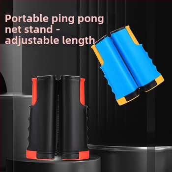 Galda tenisa stends ar teleskopisku tīklu, ABS materiāls, svars 1 kg, pārnēsājams, ārējai lietošanai