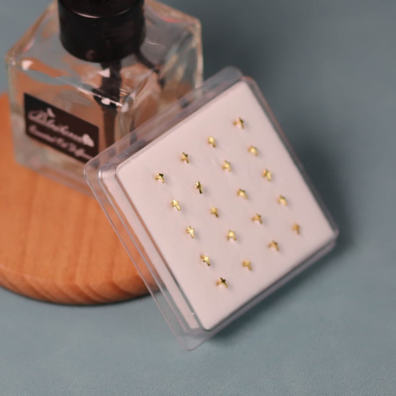 Κοσμήματα μύτης – Χειροποίητα, σκουλαρίκια και δαχτυλίδια με σχήμα καρδιάς, λευκοί κρύσταλλοι, σειρά Πριγκίπισσα