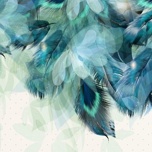 Ziemeļniecisks zīda sienas muralis, netīrumu izturīgs, 3 līmeņu kompozīcija, sienas audums