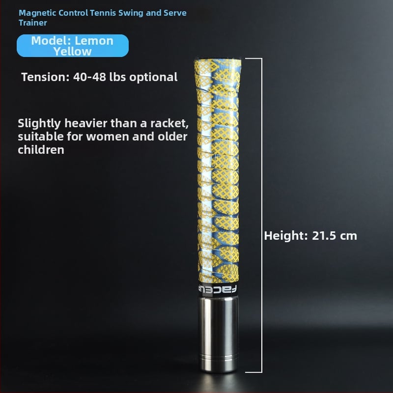 Teniso muštravimo įranga su magnetiniu valdymu ir garso atgalne — simuliuoja tikro smūgio pojūtį ir tobulina smūgio įgūdžius; Prekės ženklas: Other; Kilmė: Other; Kategorija: Tenisas; Medžiaga: šilko gėlė