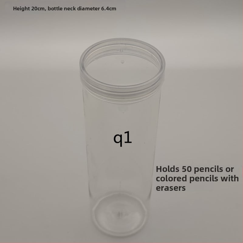 Plastmasas burciņa ar vāciņu zīmju un pildspalvu uzglabāšanai – 40 atveres, materiāls: TPE, svars 25 g, produkta numurs F879TT89MJS6T7