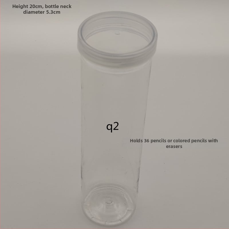 Plastmasas burciņa ar vāciņu zīmju un pildspalvu uzglabāšanai – 40 atveres, materiāls: TPE, svars 25 g, produkta numurs F879TT89MJS6T7