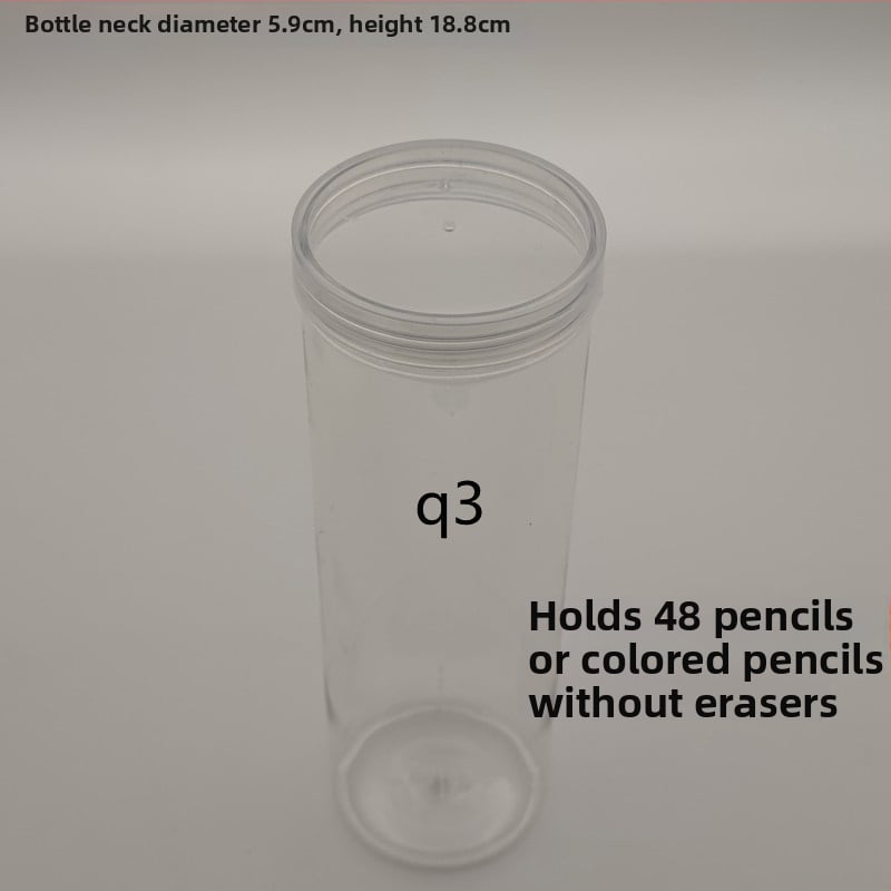 Plastmasas burciņa ar vāciņu zīmju un pildspalvu uzglabāšanai – 40 atveres, materiāls: TPE, svars 25 g, produkta numurs F879TT89MJS6T7