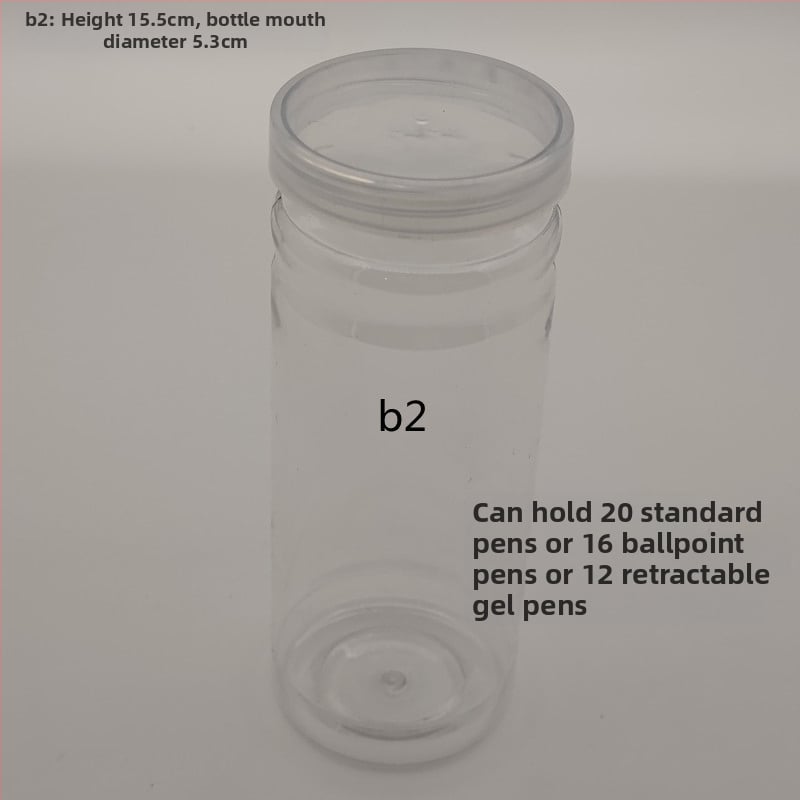 Plastmasas burciņa ar vāciņu zīmju un pildspalvu uzglabāšanai – 40 atveres, materiāls: TPE, svars 25 g, produkta numurs F879TT89MJS6T7