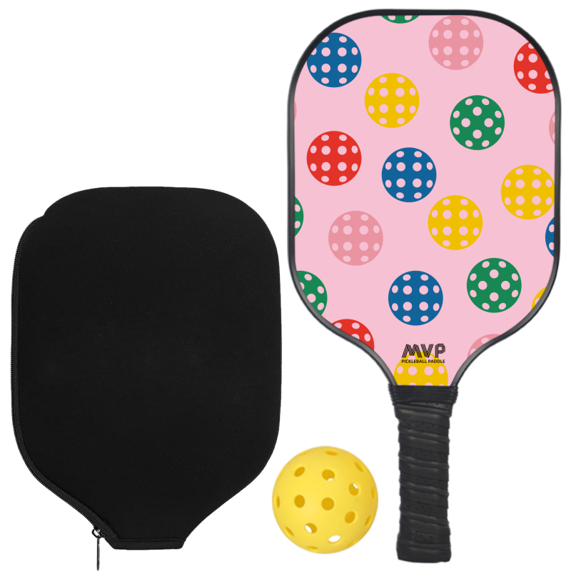 MVP set pickleball raketa, od staklenih vlakana, težina 200 g, za vanjske sportove