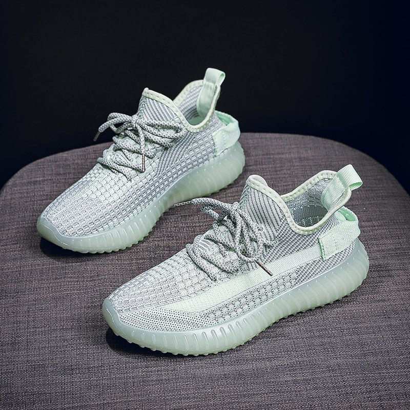 Sieviešu kokosapavi ar elpojošu režģa augšdaļu, viegli ikdienas sporta apavi ar šņorēm, zems augšējais profils, PU zolīte