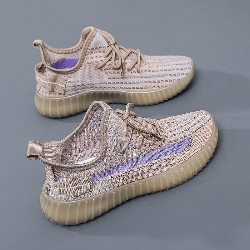 Sieviešu kokosapavi ar elpojošu režģa augšdaļu, viegli ikdienas sporta apavi ar šņorēm, zems augšējais profils, PU zolīte