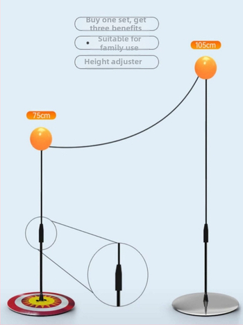 The Shaker asztalitenisz-edzési eszköz — PP konstrukció, otthoni használatra, beltéri játék gyermekeknek