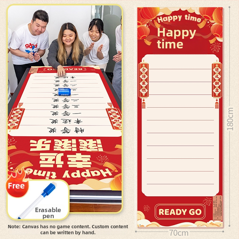 Zifan pakabinamas kišenės komandinių žaidimų — audinio ritinėjimo dizainas, rekvizitai kūrybiškiems metiniams susitikimams ir loterijoms