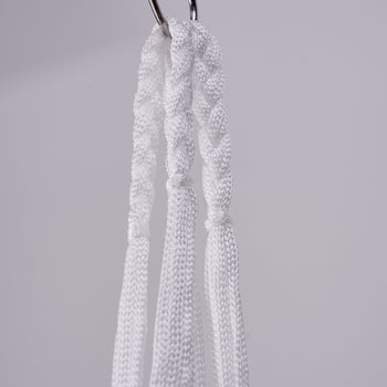 Tinklelio kamuolių laikymo krepšys; talpa iki 12 kamuolių; medžiaga: polipropilenas, poliesteris, polietilenas; užsakomoji gamyba galima; prekės ženklas Huihua; tinkamas krepšiniui ir lauko sportui.