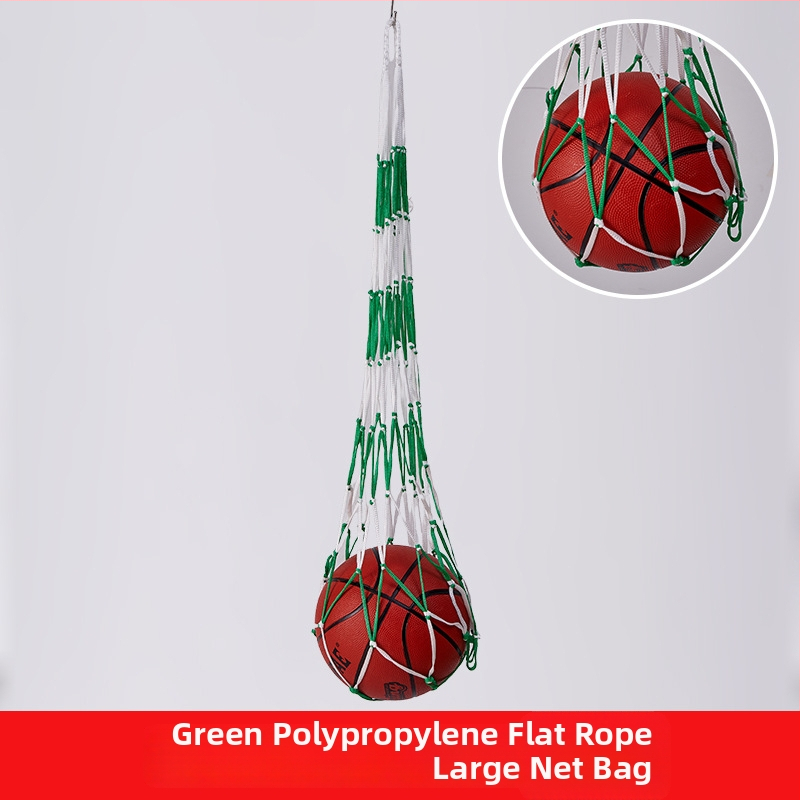 Tinklelio kamuolių laikymo krepšys; talpa iki 12 kamuolių; medžiaga: polipropilenas, poliesteris, polietilenas; užsakomoji gamyba galima; prekės ženklas Huihua; tinkamas krepšiniui ir lauko sportui.