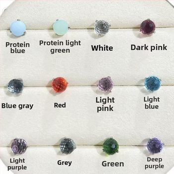 Κράμα τιτάνιο piercing κοσμήματα – Γεωμετρικά σκουλαρίκια με σχέδιο disco φώτα, καθαρότητα G23, επεξεργασία διαμαντιού, unisex στυλ