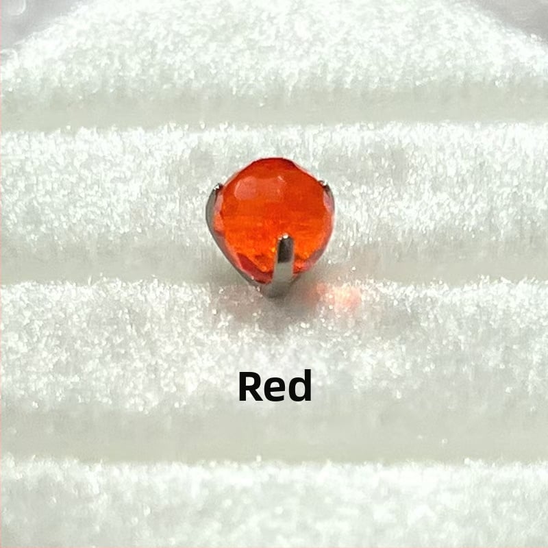 Κράμα τιτάνιο piercing κοσμήματα – Γεωμετρικά σκουλαρίκια με σχέδιο disco φώτα, καθαρότητα G23, επεξεργασία διαμαντιού, unisex στυλ