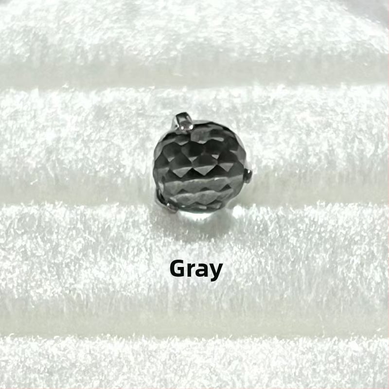 Κράμα τιτάνιο piercing κοσμήματα – Γεωμετρικά σκουλαρίκια με σχέδιο disco φώτα, καθαρότητα G23, επεξεργασία διαμαντιού, unisex στυλ