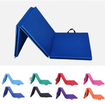 Joga paklājs – trīsdaļīgs saliekams, neslīdoša virsma, PU materiāls, biezums 50 mm, svars 1,8 kg